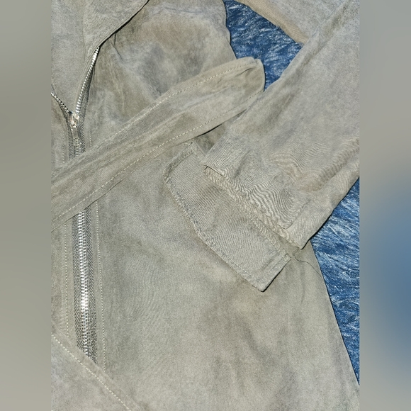 Hyfve long faux suede jacket size medium - Picture 3 of 6